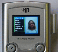 Using the hand controller on stand alone HiTi photo printers to obtain passport or ID pictures - Step 3