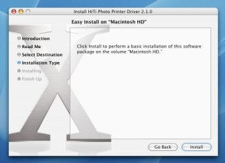 Apple Mac Driver for  HiTi Photo Printers Installation steps