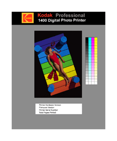 Kodak 1400 Test Print