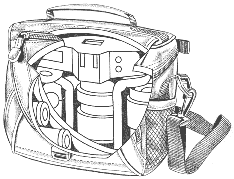 Rollei DK4010R Digital Camera Carry Case Lowepro Nova 1 AW